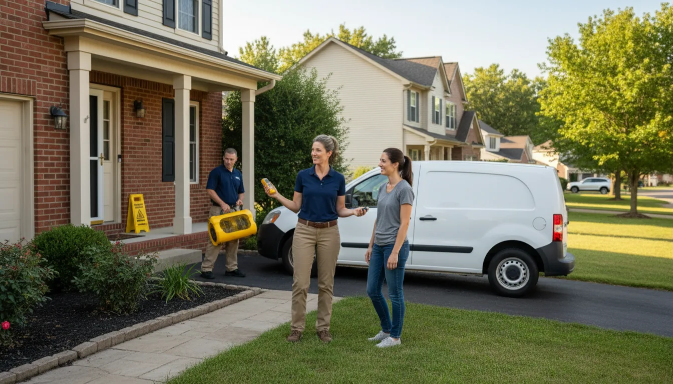 Water restoration image for Water Damage & Restoration Services in Vredenburgh, AL